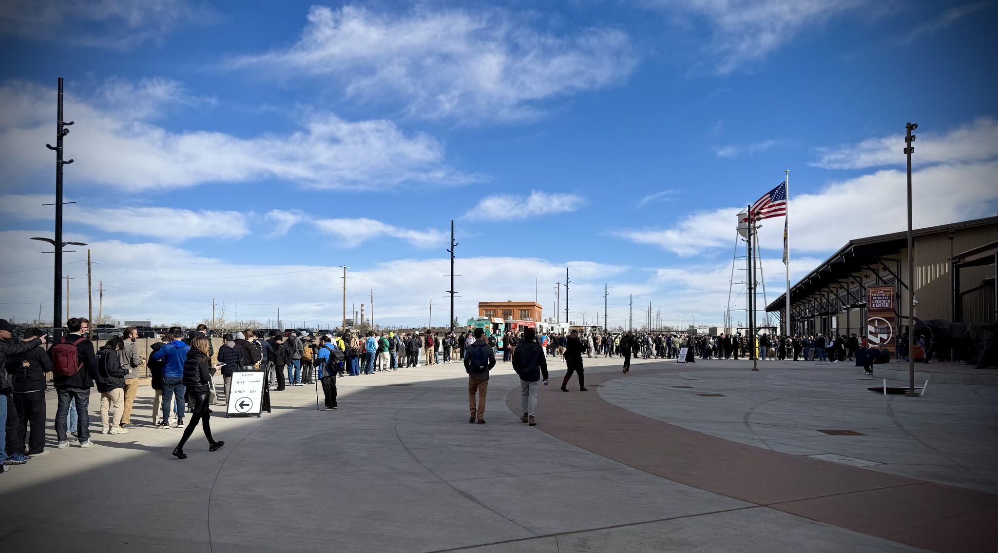 Attendees arriving at ETHDenver 2026.