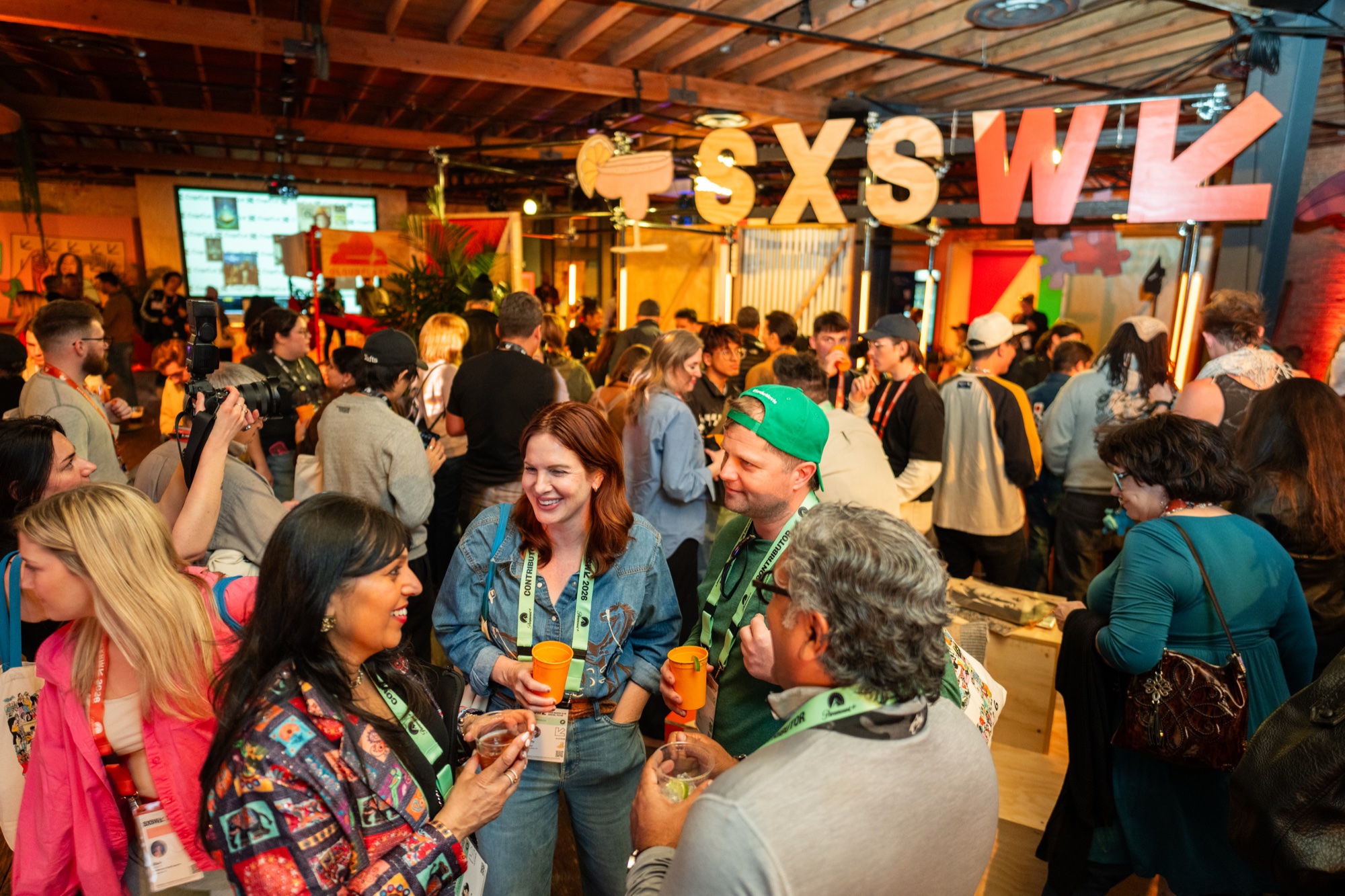 SXSW 2026 · Innovation Opening Party — general event atmosphere; not Bryan’s judging session